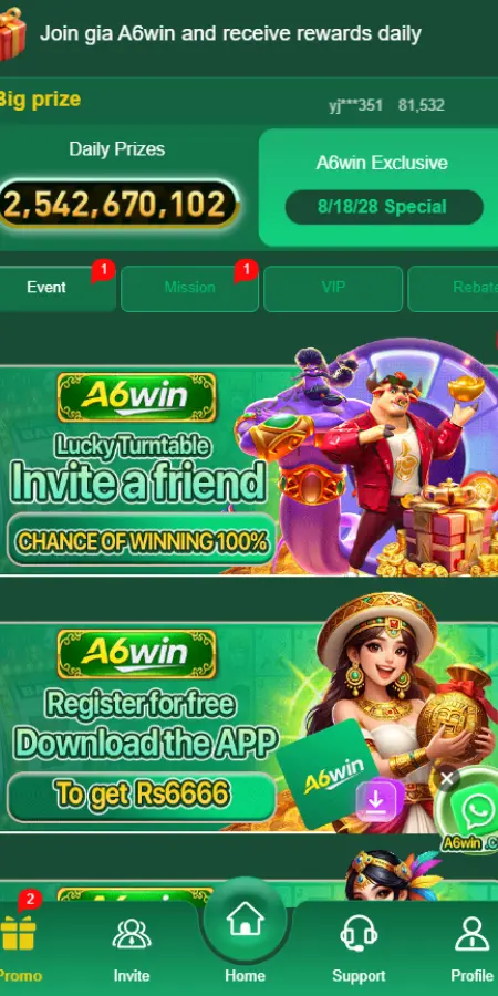 A6Win Game is best platform in Pakistan