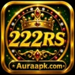 222RS Game logo with Auraapk.com branding in HD