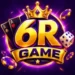 6R Game logo with premium gold 3D design for Android users in Pakistan